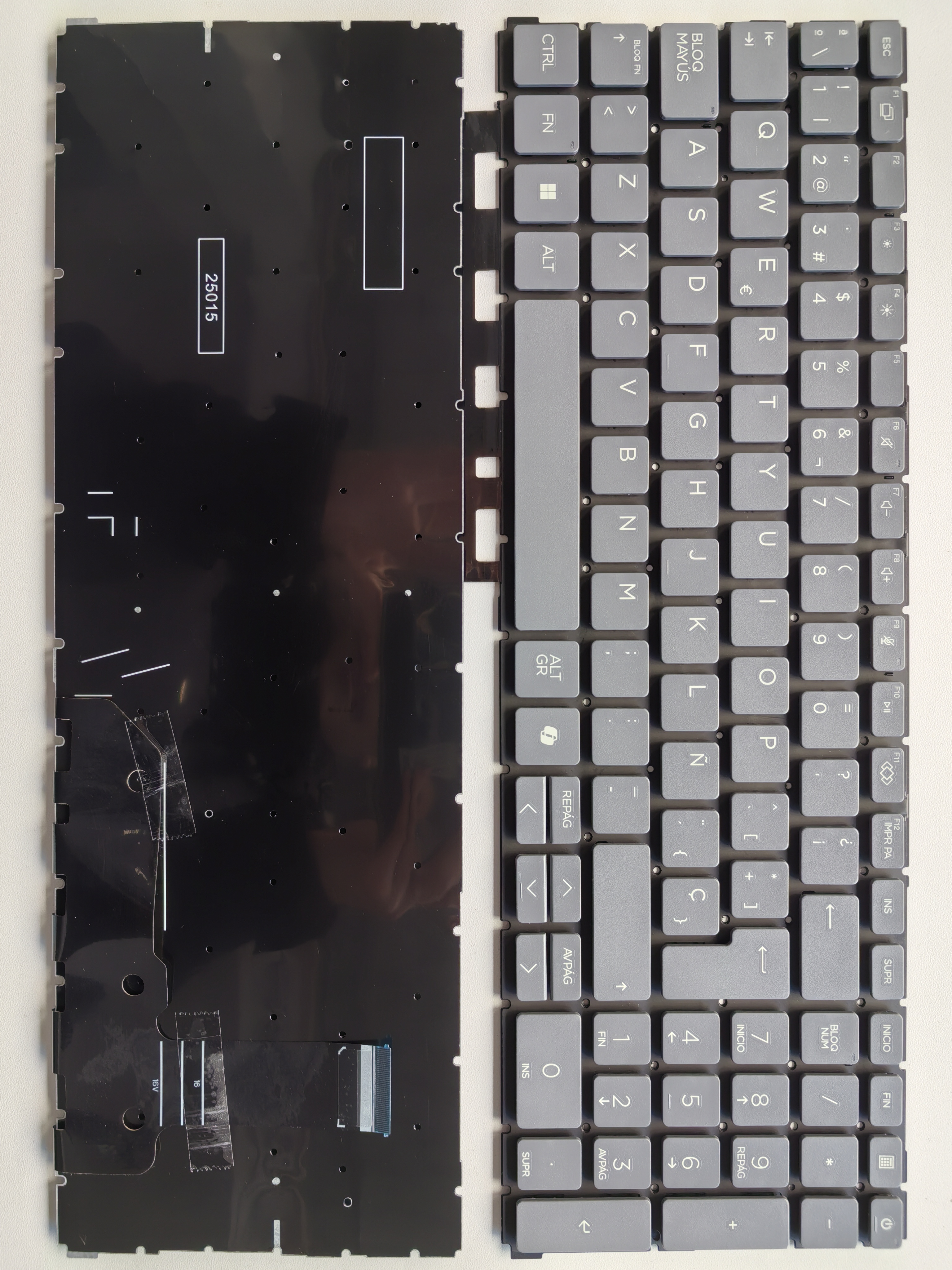 Picture of New Replacement Laptop Keyboard For HP 460G11/465G11 AI key/660G11/665G11 Grey (OEM) SP Layout